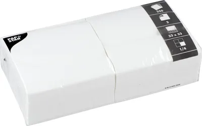 Immagine prodotto di PAPSTAR  14486 PAPSTAR Servietten, 330 x 330 mm, 2-lagig, weiß
