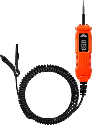 Produktbild von Kfz Stromkreistester - Spannungsprüfer/Prüflampe - DC 3–72 V (12/24 V) - LED-Display - Beleuchtung - Kabel 3,5 m - ABS-Gehäuse - Stromkreissonde