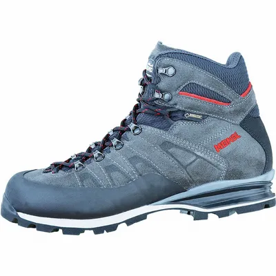 Produktbild von Meindl Antelao GTX Herren Velourleder-Mesh Wanderschuhe anthrazit rot, bequeme Weite, Gore-Tex Ausstattung, 4436131/10.5