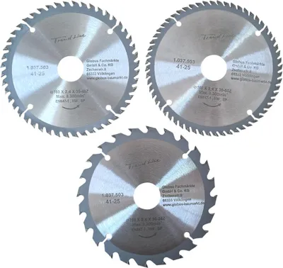 Produktbild von TrendLine Kreissägeblatt-Set Ø 160 mm Bohrung Ø 30 mm 3-teilig