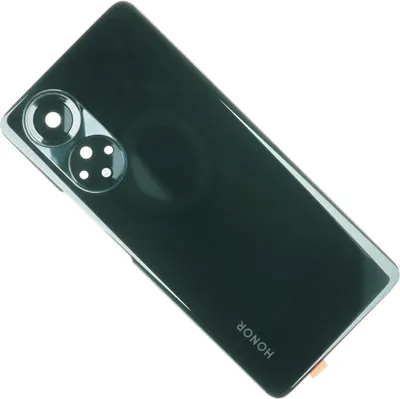 Produktbild von Gehäuse Rückseite für Honor 50 Backcover Akkudeckel hinten Kameraglas Abdeckung, Schwarz
