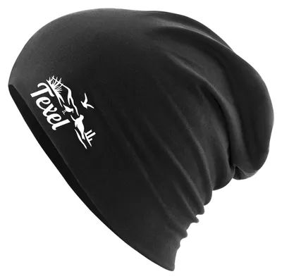 Produktbild von Huuraa Beanie Texel Niederlande Black One Size Baumwolle und Elasthan Mütze Geschenkidee