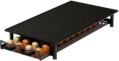 Produktbild von Kaffeebecherhalter mit Ladung - Kaffeebecherhalter - Tassenhalter - Kaffeebecherhalter - Metall - Schwarz