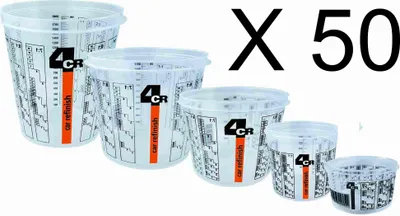 Obrázek produktu pro 50 x 4CR 7700 kelímky na míchání barev 1400 ml