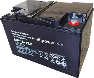 Obrázek produktu pro Olověný akumulátor Multipower MP65-12S 12V / 65Ah