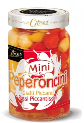 Zdjęcie produktu dla Citres Mini papryczki pikantne Peperoncini 290g