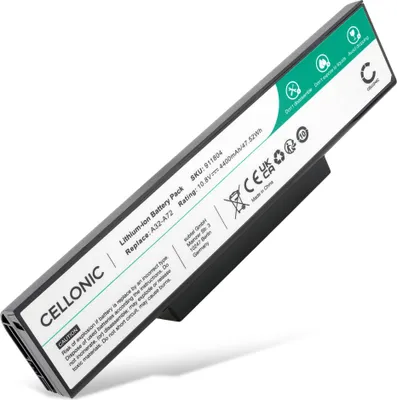 Image de CELLONIC 1x Batterie pour Ordinateur portable Compatible avec ASUS K73E, X73S, K73S, - (4400mAh, 10.8V)