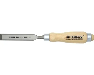 Obrázek produktu pro Dláto ploché s dřevěnou rukojetí 22 mm