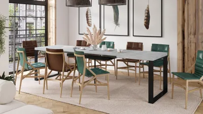 Produktbild von Design Esstisch Avari Tisch XXL ausziehbar 140 bis 290 cm