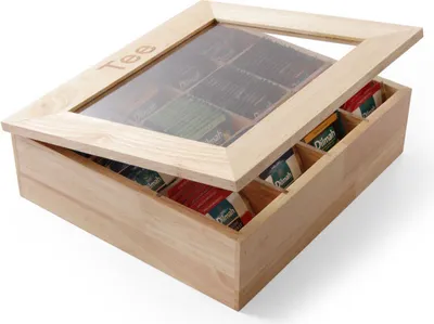 Imagen del producto de APS 11775 APS Teebox hellbraun 31,0 x 28,0 cm