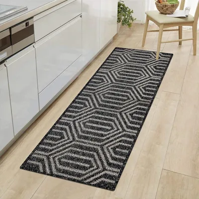 Produktbild von Rutschfester Teppich für Küche und Eingangsbereich – 50 x 150 cm – Langlebiger und maschinenwaschbarer Teppich