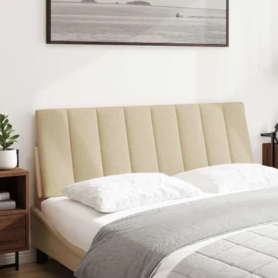 Obrázek produktu pro vidaXL Polštář na čelo postele "Hanko" krémový 140 cm látka