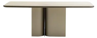 Produktbild von Esstisch Esszimmer Keramik Holz Tisch Beige Moderne Möbel Esstische