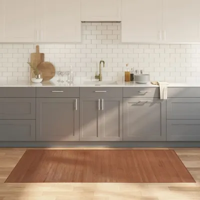 Zdjęcie produktu dla VidaXL Dywan prostokątny 100x200 cm bambusowo-brązowy