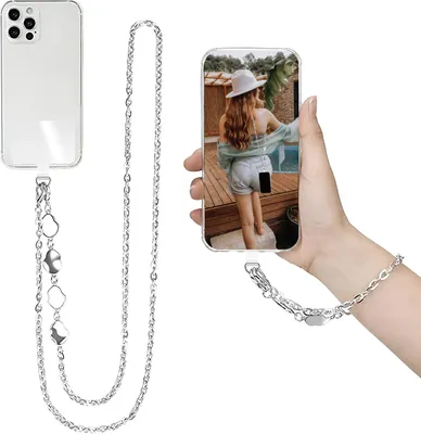 Obrázek produktu pro Univerzální řemínek na klíče s poutkem na mobilní telefon, kompatibilní s většinou mobilních telefonů