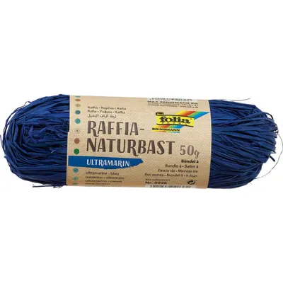 Immagine prodotto di Folia 9036 Naturbast Raffia - matt, ultramarin, 50 g