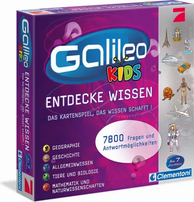 Produktbild von Clementoni Galileo - Kids Das grosse Wissens-Quiz