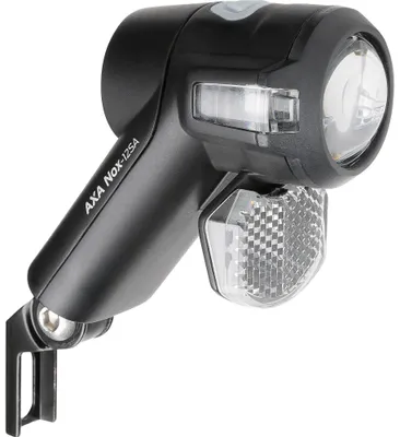 Produktbild von Axa Fahrradscheinwerfer Nox Sport 12 Lux Doppellinsenoptik StVZO-zugelassen Schwarz