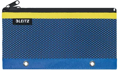 Zdjęcie produktu dla Leitz 60130032, Miękki piórnik, Nylon, Niebieski, Monochromatyczny, Zamek, 85 mm