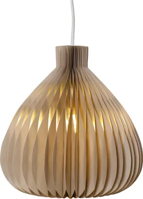 Immagine prodotto di Star Trading 092-25 Decorazione da appendere "Nido d'ape" in carta piegata, beige, altezza: circa 40 cm, senza lampadina e presa E14, scatola di cartone quadricromatica