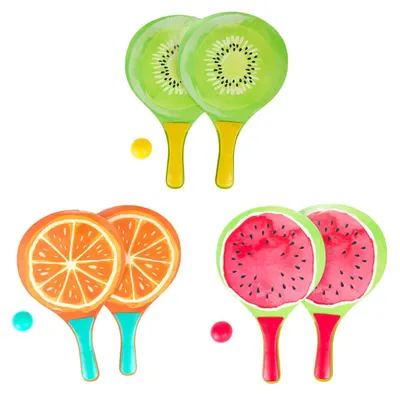 Immagine prodotto di Toi-toys Beach Tennis Set Fruit, 3 pezzi.