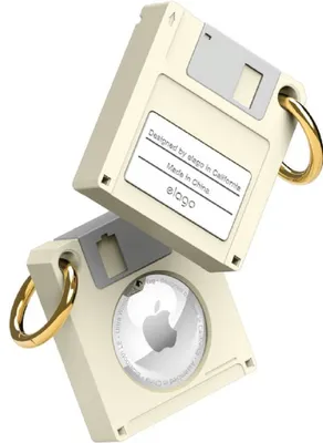Zdjęcie produktu dla Elago etui na dyskietk dla AirTag Classic White