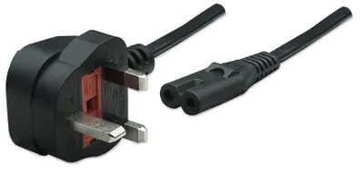 Image de MANHATTAN Stromkabel C7 auf UK- Stecker 1,8 m