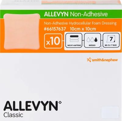 Produktbild von Allevyn non Adhesive 10x10 cm Wundverband, 10 St KOM