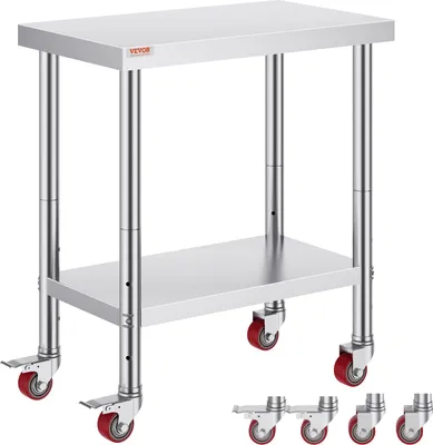 Zdjęcie produktu dla Stół roboczy nierdzewny blat gastronomiczny 76x45 cm