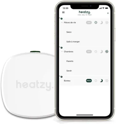 Vernetzter, intelligenter, kabelgebundener Programmierer/Thermostat – zur Fernau – Produktbild 1