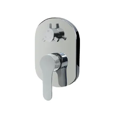Produktbild von Mereo Zuna – Einbaubatterie für 3 Geräte, mit Gehäuse, Chrom, Modell CB60157ZB