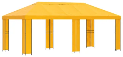Obrázek produktu pro vidaXL Zahradní altán 6 x 3 m, žlutý, polyester a ocel 190