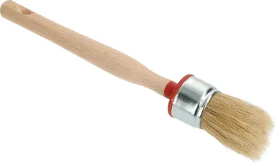 Zdjęcie produktu dla KOTARBAU® Pedzel okragly 30 mm Pedzel pierscieniowy Pedzel do glazury Pedzel do malowania Pedzel drewniany do prac renowacyjnych