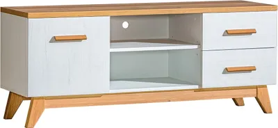 Produktbild von Furniture24 Lowboard Sven Sv5 tv Schrank Fernsehetisch fernseheschrank Unterschrank mit Tür und 2 Schubladen