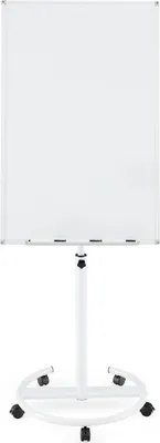 Produktbild von Verstellbare, rollbare Whiteboard-Tafel mit Magneten und Markern