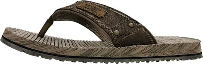 Produktbild von Skechers Quill Sportschuhe Herren Badeschuhe Zehensteg Braun Freizeit, Schuhgröße:40 EU