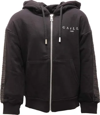 Produktbild von 3220AP felpa bimba GAELLE girl kids fullzip sweatshirt black