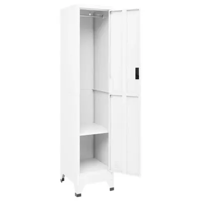 Obrázok produktu pre vidaXL Skrinka biela 38x45x180 cm Oceľ