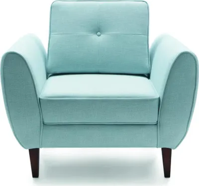 Produktbild von Design Chesterfield Stoff Couch Sessel 1 Sitzer Polster Sofas Lounge Club