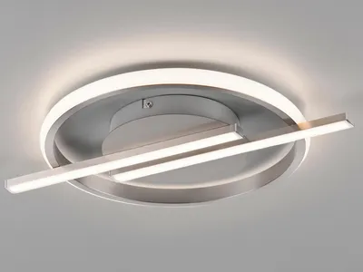 Produktbild von JUST LIGHT LED-Deckenleuchte 14130-55 stahl, 17,5 W, 2100 lm, 3000 K, Dimmbar
