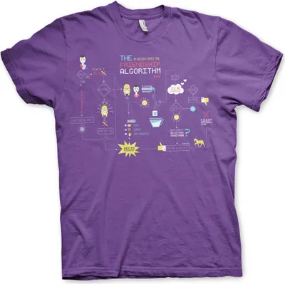 Produktbild von The Friendship Minions Algorithm T-Shirt - XX-Large - Purple
