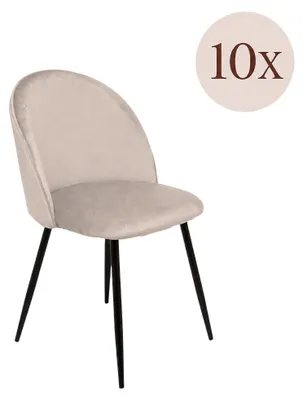 Produktbild von Achito - Stuhl, Hellgrau, 10 Stühle