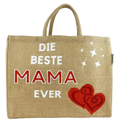 Produktbild von Domelo Einkaufstasche groß Jute Tasche Strandtasche XXL Damen Einkaufskörbe