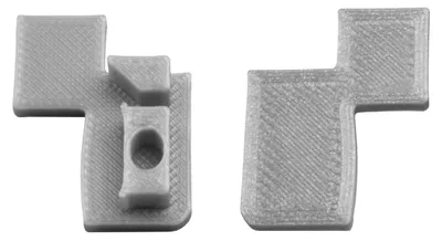 Produktbild von T-40 LED Alu Fliesenprofil Treppenprofil Stufen 12mm silber Endkappe rechts