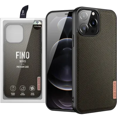 Zdjęcie produktu dla Dux Ducis Fino Etui Pokrowiec Pokryty Nylonowym Materiałem Iphone 13 Pro Max Zielony