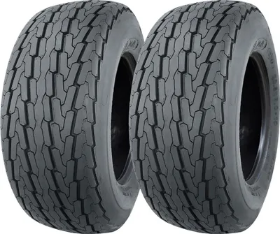 Produktbild von 20.5x8.00-10 Anhängerreifen, 4-lagig, straßenzugelassen, 77M, 412 kg Tragfähigkeit, 205/65-10 (2er-Set)