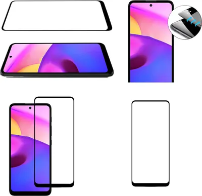 Obrázok produktu pre Pre Motorola Moto E40 3D Display Full LCD H9 Tvrdené sklo Black Film Armour New