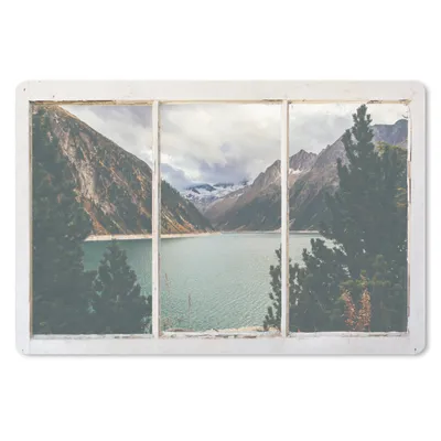 Produktbild von MuchoWow® Mauspad Mousepad Aussicht - Baum - Wasser 27x18 cm - Mousepads - Maus Mat - Pad - Mausunterlage - Büroartikel - Desk Matten