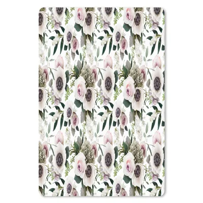 Produktbild von MuchoWow® Mauspad Mousepad Blumen - Rosen - Muster 40x60 cm - Mousepads - Maus Mat - Pad - Mausunterlage - Schreibtisch Accesoire