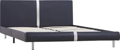 Obrázek produktu pro vidaXL Postelový rošt černá umělá kůže 120 x 200 cm